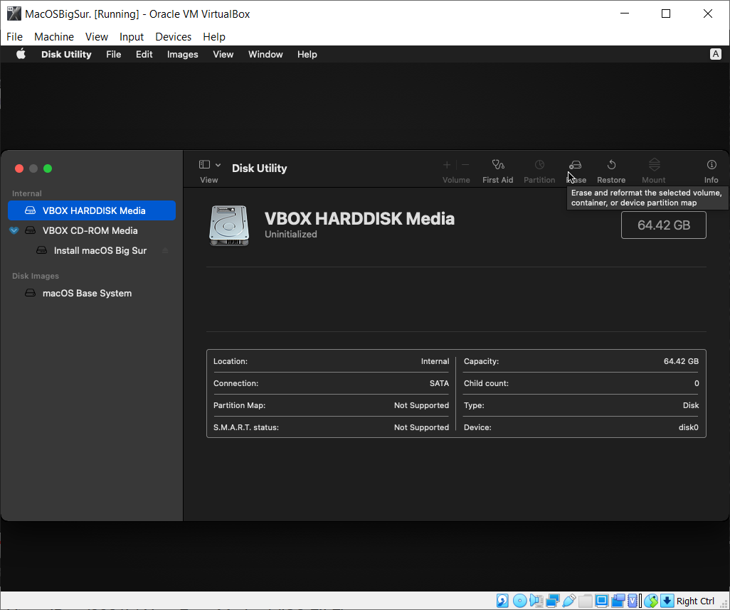 Format Harddisk screenshot